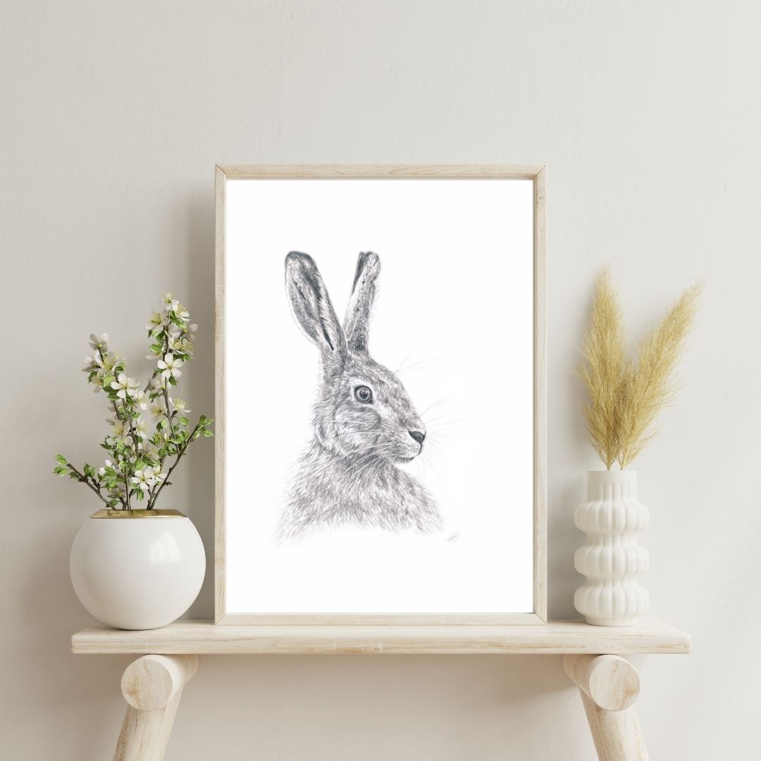 "Hare" Print