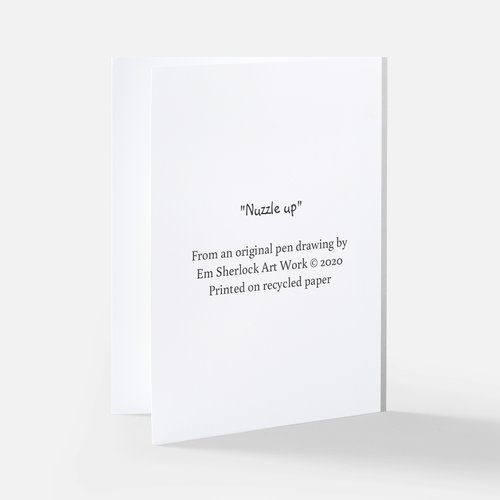 "Nuzzle Up" cards