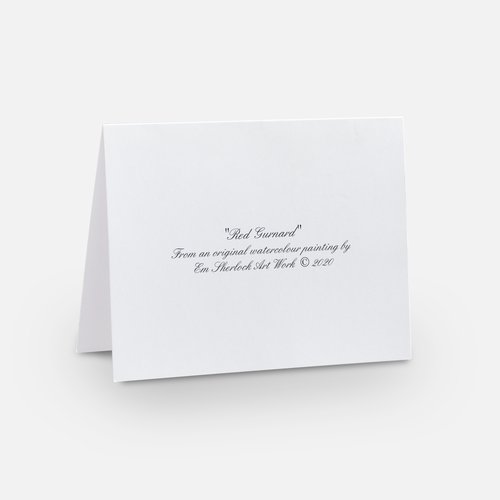 "Red Gurnard" cards